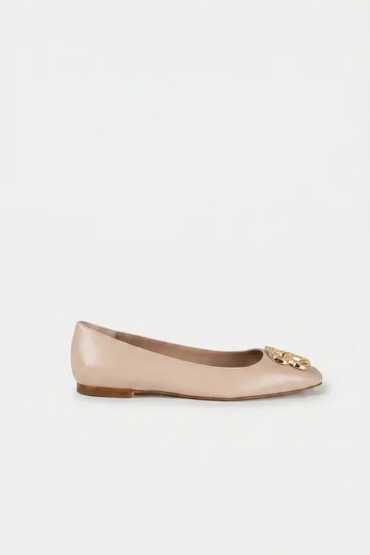 LK Bennett Trudy Flats Buttercream Maat: 41 | Ballerina's Outlet | Dames | Beige