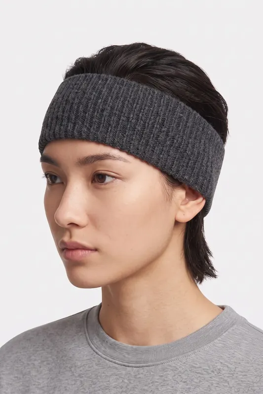 ARKET Bobbi Knitted Headband Grey Maat: OS | Hoeden Outlet | Dames | Grijs