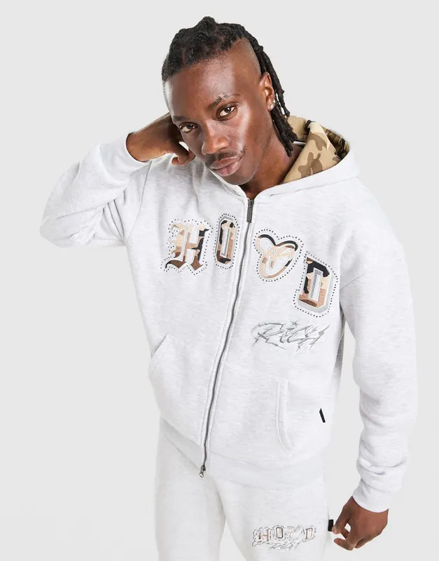 Hoodrich Bluza Rozpinana Iron Camo