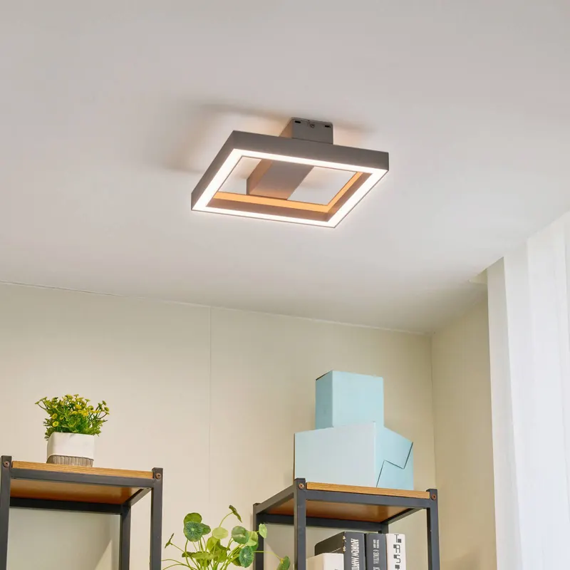 Lucande Smart lampa sufitowa LED Tjado, 30 cm, biały, RGBW