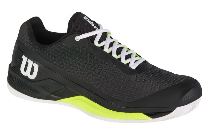 Wilson Rush Pro 4.0 Clay WRS332120, Męskie, Czarne, buty do tenisa, tkanina, rozmiar: 46 2/3