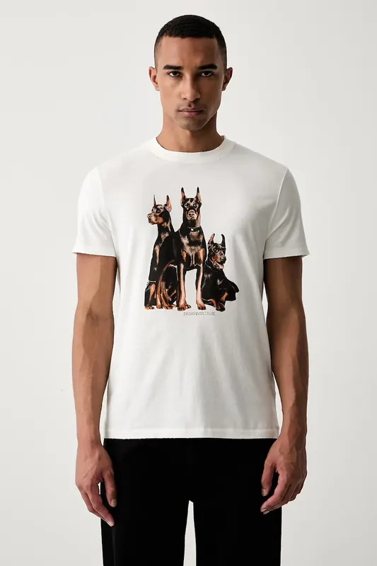 Zadig&Voltaire T-shirt męski bawełniany JIMMY