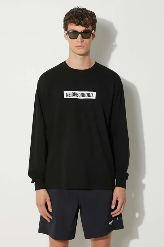 NEIGHBORHOOD longsleeve bawełniany NH . Tee Longsleeve-2