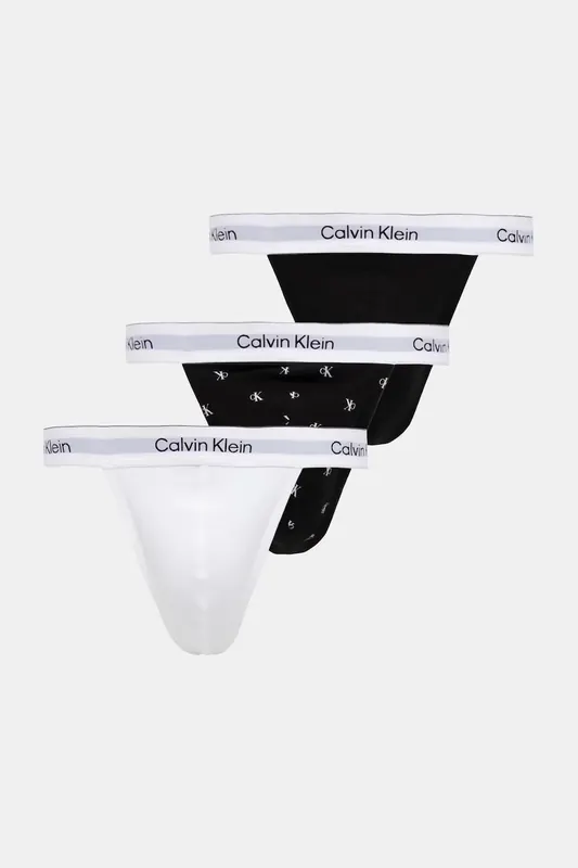 Calvin Klein Underwear stringi męskie bawełniane z elastanem 3-pack