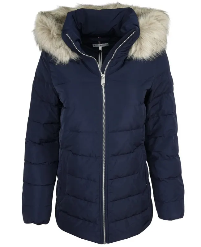 Tommy Hilfiger Kurtka damska, pikowana, puchowa, granatowa, XXL