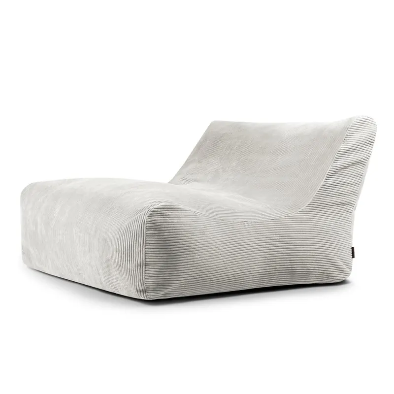 Kremowy sztruksowy worek do siedzenia Sofa Lounge – SLOWDOWN
