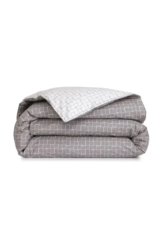 Lacoste poszwa na kołdrę bawełniana L BLOCK Greige 200 x 200 cm