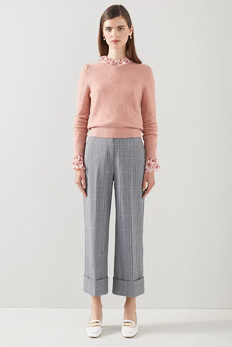 LK Bennett Joy Wide-leg & Flared Jeans  Multicolor Maat: 20 | Wijde Broeken Outlet | Dames | Grijs