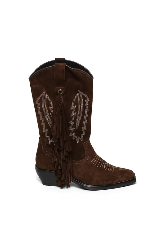 Steve Madden Wallace-f Boots Brown Suede Maat: 36 | Laarzen Outlet | Dames | Bruin