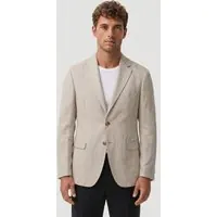 Brooks Brothers Jacket Regular Lining Linen Natural Maat: 42 | Blazers Outlet | Heren | Beige