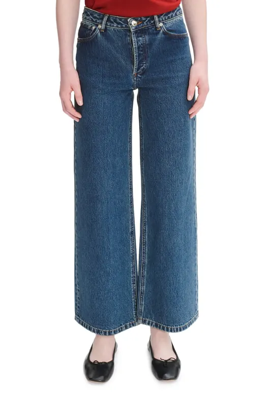 A.P.C. Jeans Elisabeth Light Blue Maat: W26 | Wijde Broeken Outlet | Dames | Blauw