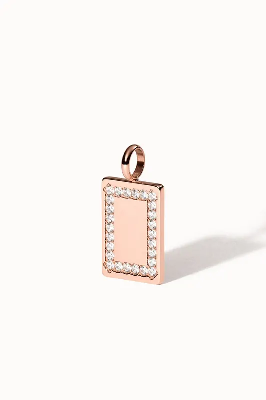PURELEI Glimmer Charm Rosegold Maat: OS | Kettingen Outlet | Dames | Goud