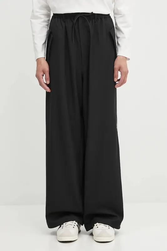 Y-3 spodnie z wełną Refined Wool