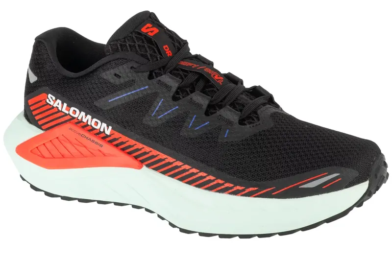 Salomon DRX DEFY GRVL 475635, Męskie, Czarne, buty do biegania, przewiewna siateczka, rozmiar: 46 2/3