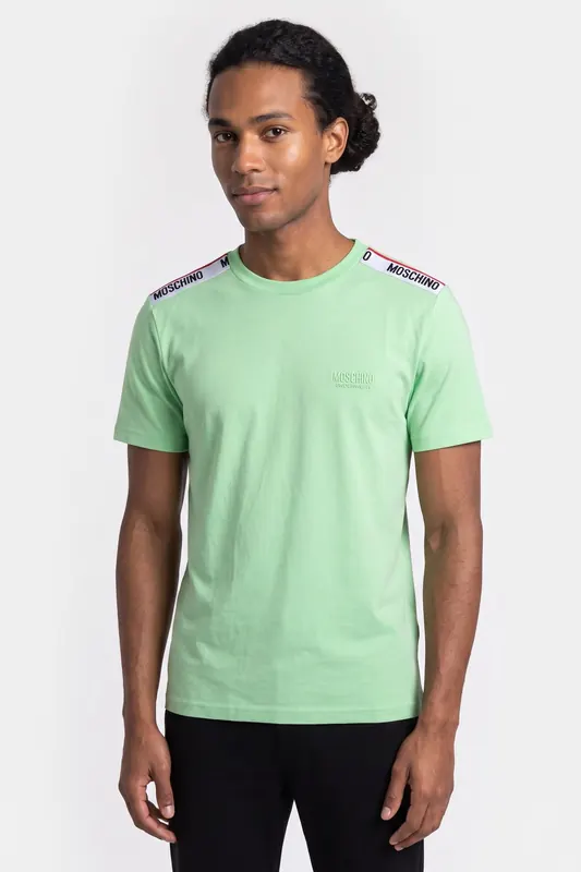 Moschino T-shirt Green Maat: M | Basic T-Shirts Outlet | Heren | Groen