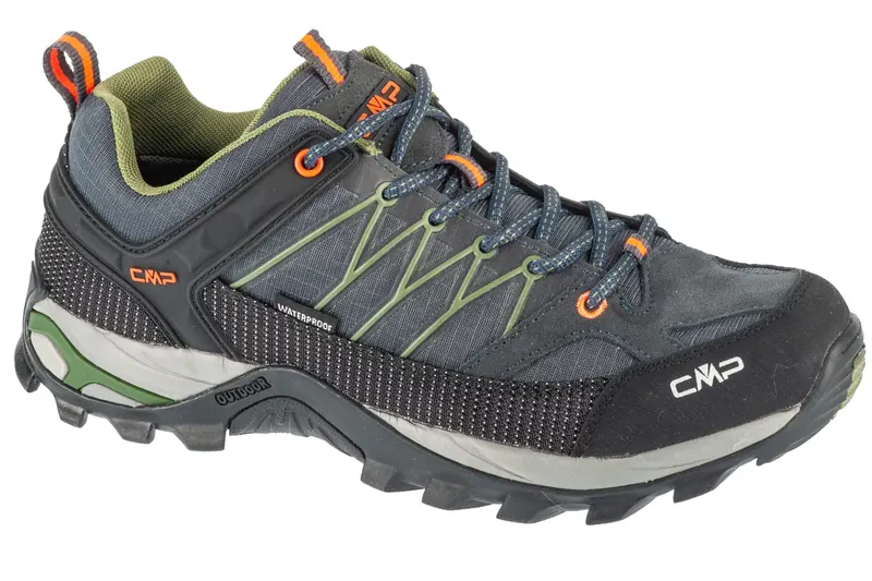 CMP Rigel Low 3Q54457-51UG, Męskie, Szare, buty trekkingowe, skóra zamszowa, rozmiar: 41