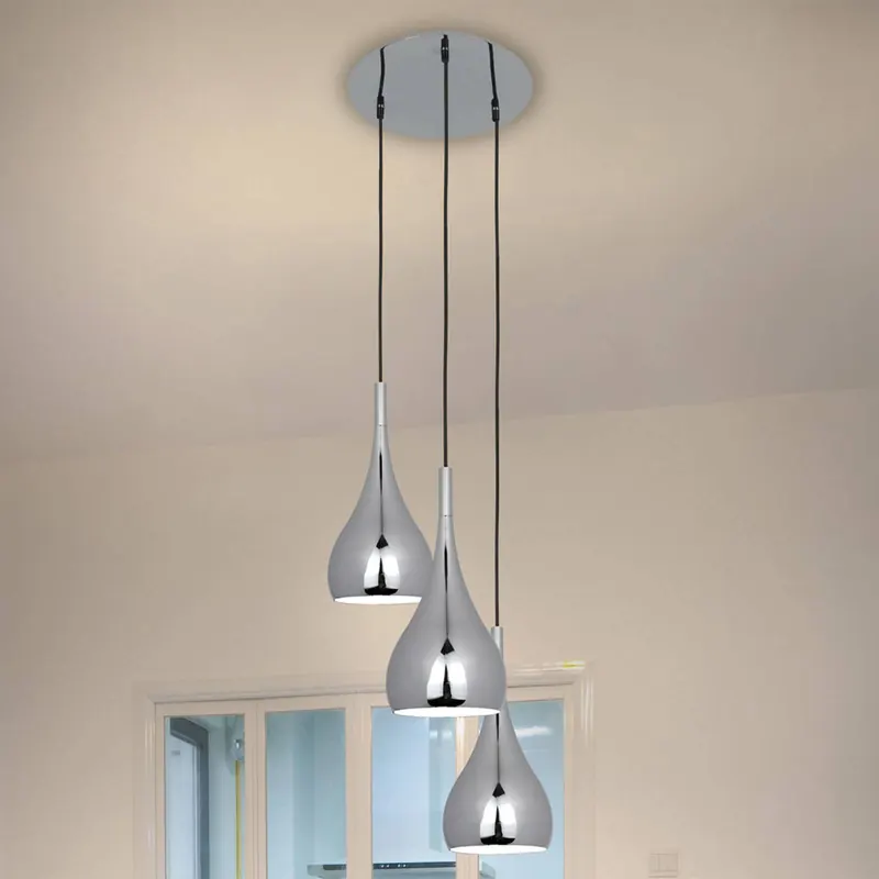 Trzypunktowa lampa wisząca Anja