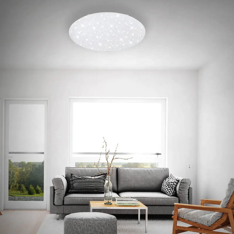Lampa sufitowa LED Verb, biała, Ø 75,5 cm, CCT, pilot