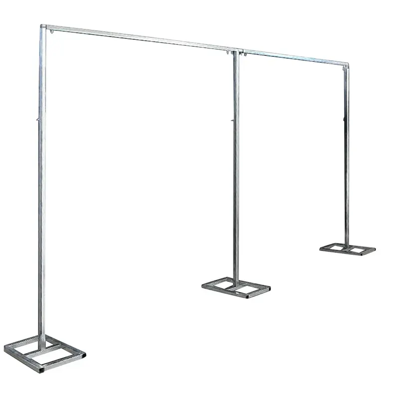 Metalowy łuk ślubny 3x6m/10x20 stóp, wytrzymały stelaż do tła fotograficznego, rama na balony, kwiaty, dekoracje, podpórka na rośliny