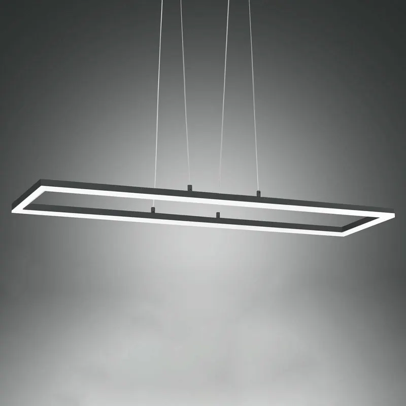 Lampa wisząca LED Bard, 92x32, antracytowa