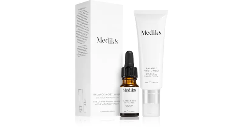 Medik8 Balance Activator nawilżający zabieg na twarz przeciw zaskórnikom z kwasem glikolowym 50 ml