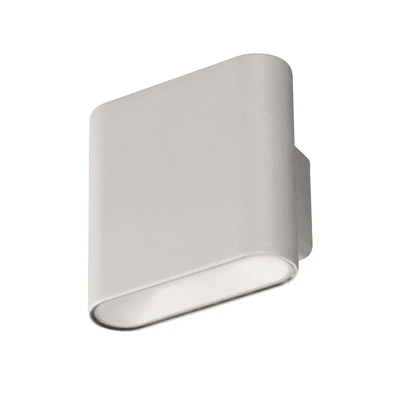 Akumulatorowa lampa ścienna LED Magnetics, srebrna, góra & dół, szerokość