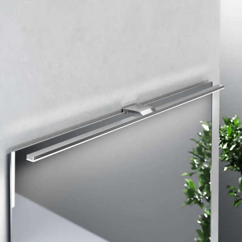 Oświetlenie lustra LED Triga IP44, chrom, 80cm, 3000K