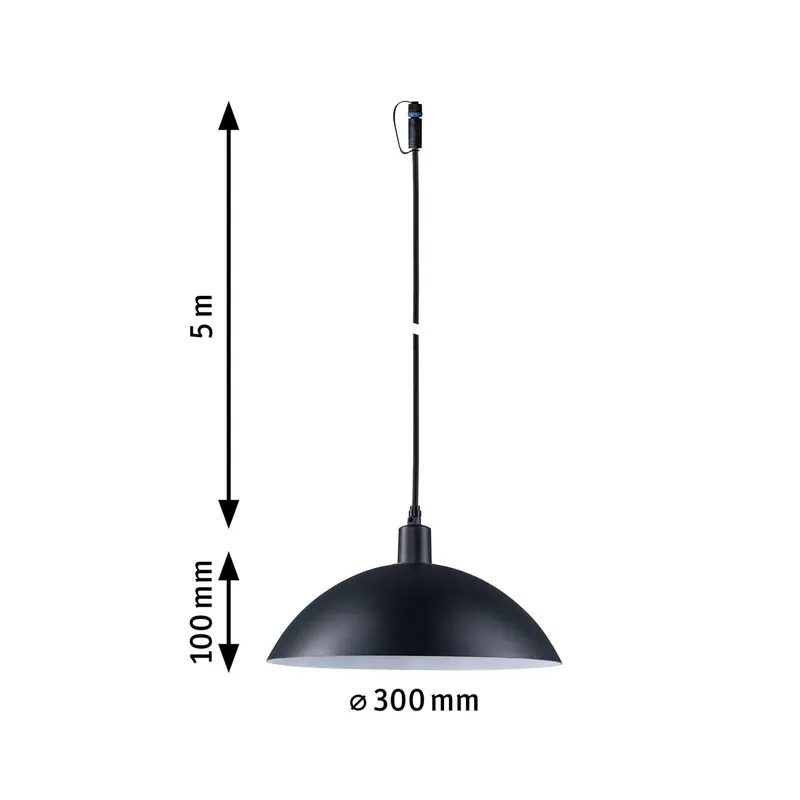 Lampa wisząca Paulmann Plug & Shine Mapalo, E14, IP44