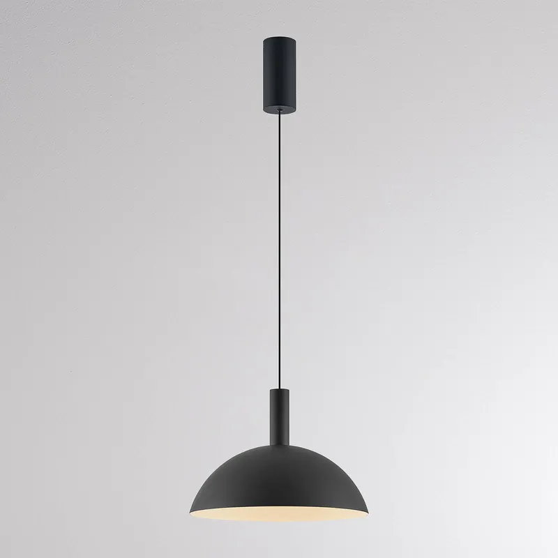 Żyrandol LED LORA II, czarna, Ø 24 cm, sściemniany, 40° CCT