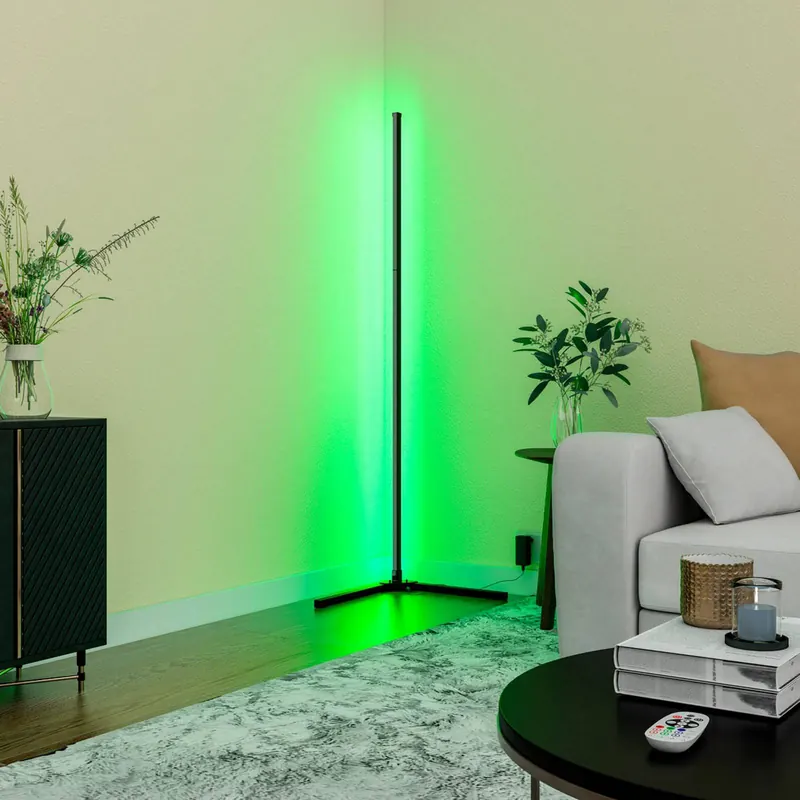 Lampa stojąca LED Calex Smart z pilotem RGBW