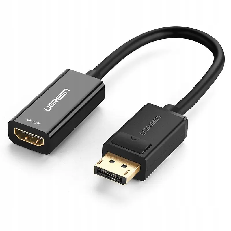 Ugreen Adapter Przejściówka Dp Displayport Hdmi Uhd 30Hz 1080p 60Hz 4K 25cm