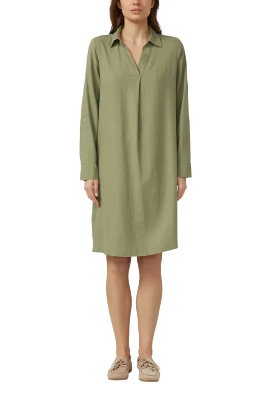 s.Oliver  Dresses Dark Green Maat: 42 | Blousejurken Outlet | Dames | Groen