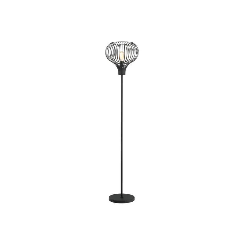 Lampa podłogowa Aglio, wysokość 180 cm, czarny, metal