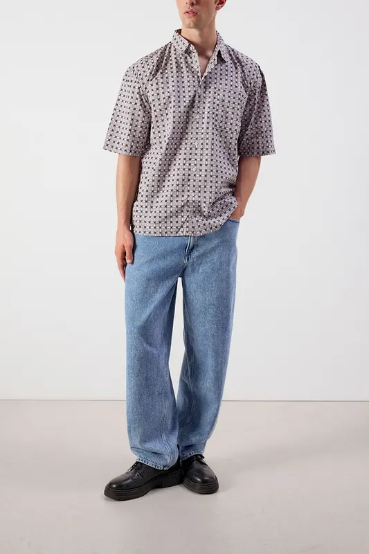 American Vintage Filwood Shirt Max Maat: M | Casual Overhemden Outlet | Heren | Zwart