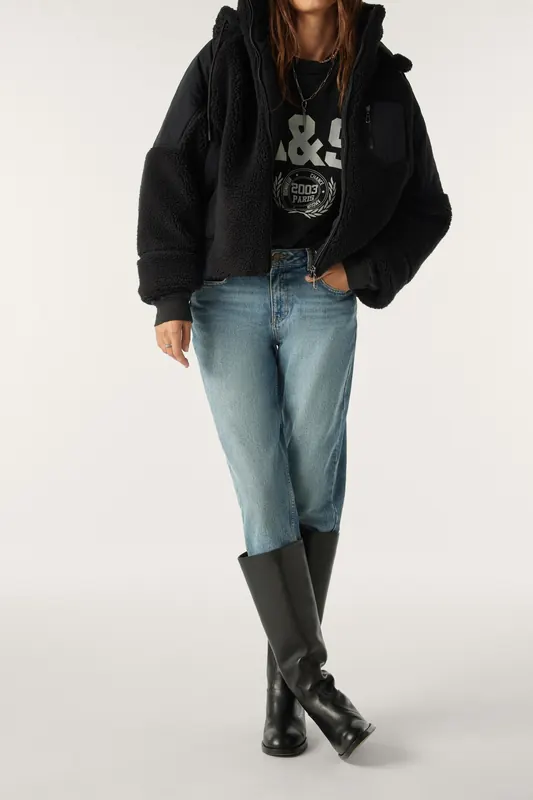 BA&SH Down Jacket Black Maat: S | Winterjassen Outlet | Dames | Zwart