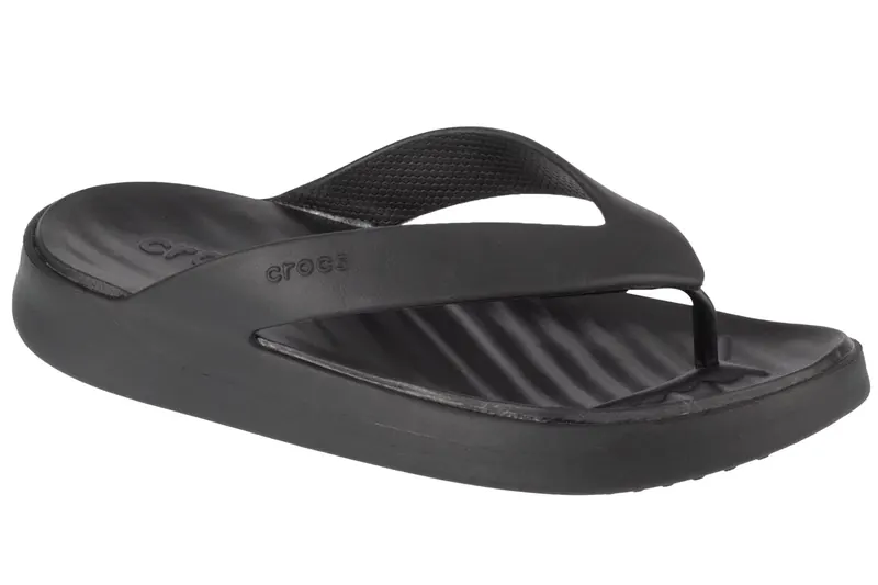 Crocs Getaway Flip W 209589-001, Damskie, Czarne, japonki, syntetyk, rozmiar: 37/38