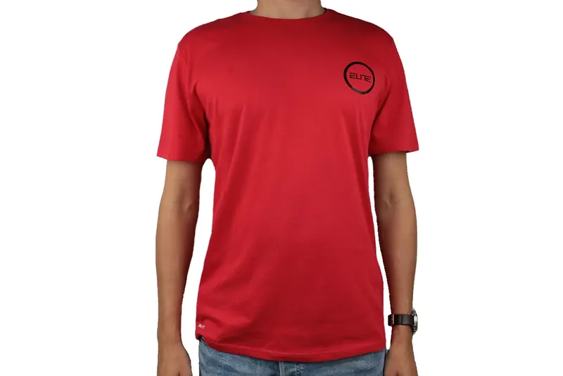 Nike Dry Elite BBall Tee 902183-657, Męskie, Czerwone, t-shirty, bawełna, rozmiar: S