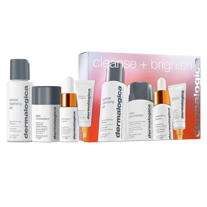 Zestaw oczyszczający + rozświetlający Dermalogica: Specjalny żel do mycia twarzy 50 ml + Codzienny mikrozłuszczający puder złuszczający 13 g + Rozświe