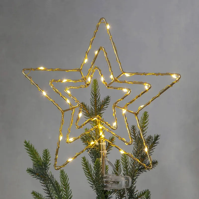 Szpic LED Topsy, gwiazda 3D na baterie