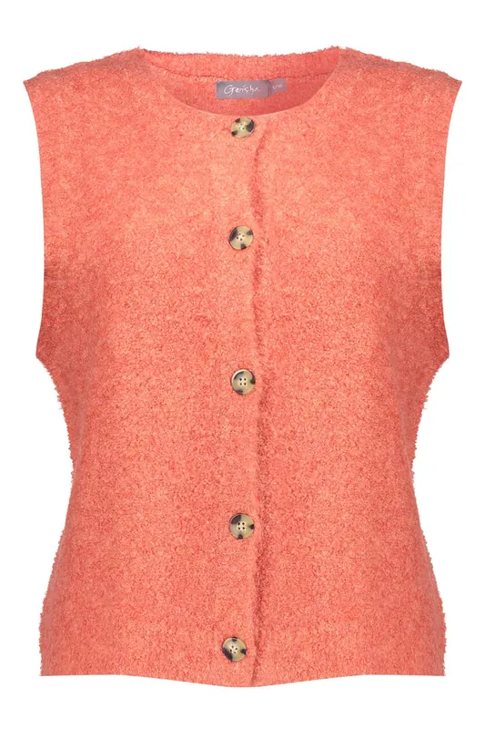 Geisha Spencer Boucle Salmon Maat: S | Truien Outlet | Dames | Blauw
