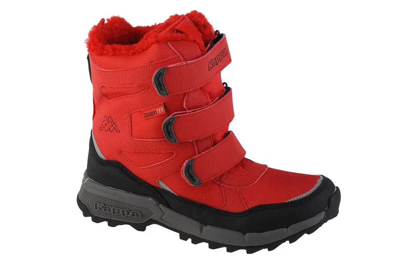 Kappa Vipos Tex T 260902T-2011, Dla chłopca, Czerwone, buty zimowe, tkanina, rozmiar: 40