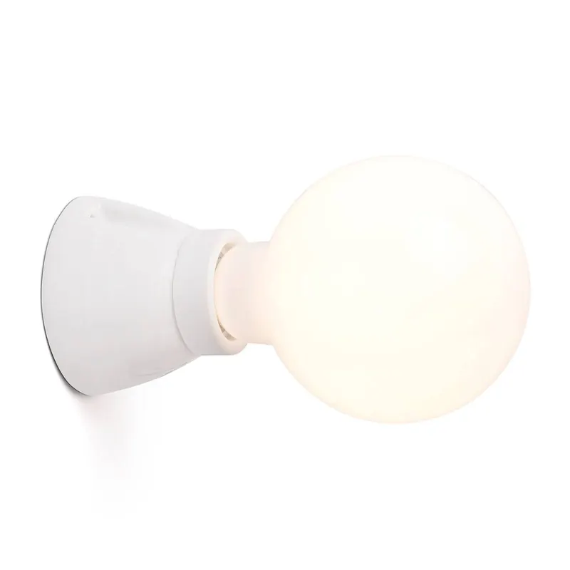 Lampa ścienna Kera, biała