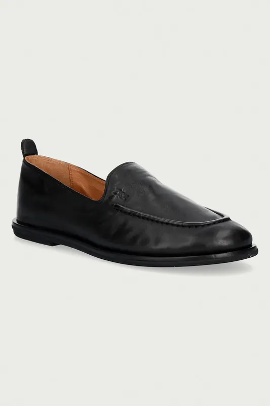 Nokwol mokasyny damskie skórzane Rumi Black Vienna