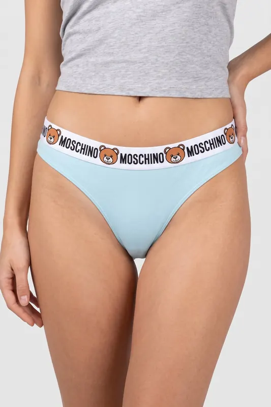 Moschino Slip Blue Maat: S | Slipjes Outlet | Dames | Blauw
