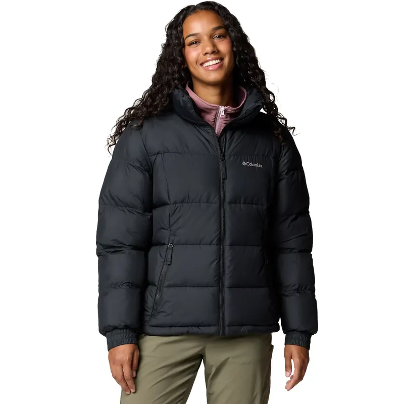 Columbia Pike Lake Full Zip Jacket 2089311010, Damskie, Czarne, kurtki zimowe, poliester, rozmiar: L