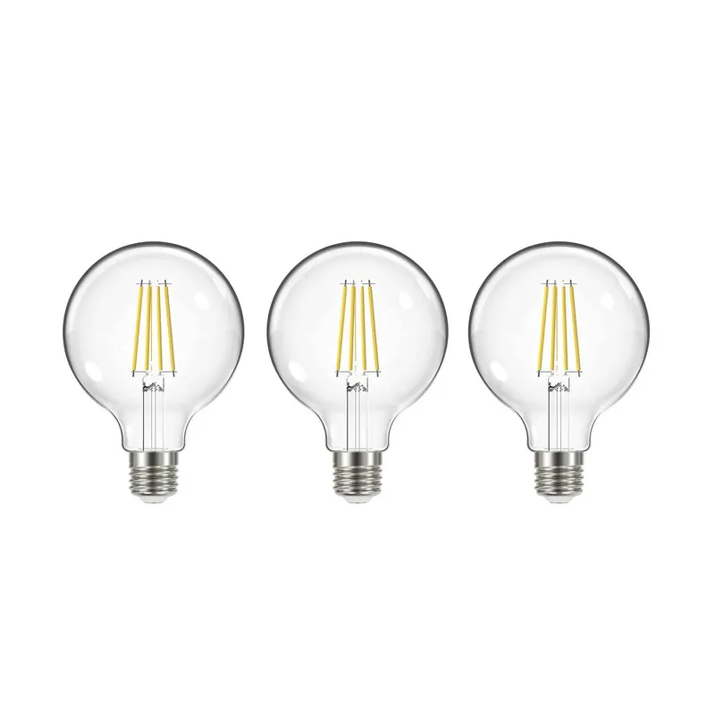 Żarówka LED, E27, G95, 3,8W, 3000K, 806lm, 3 szt