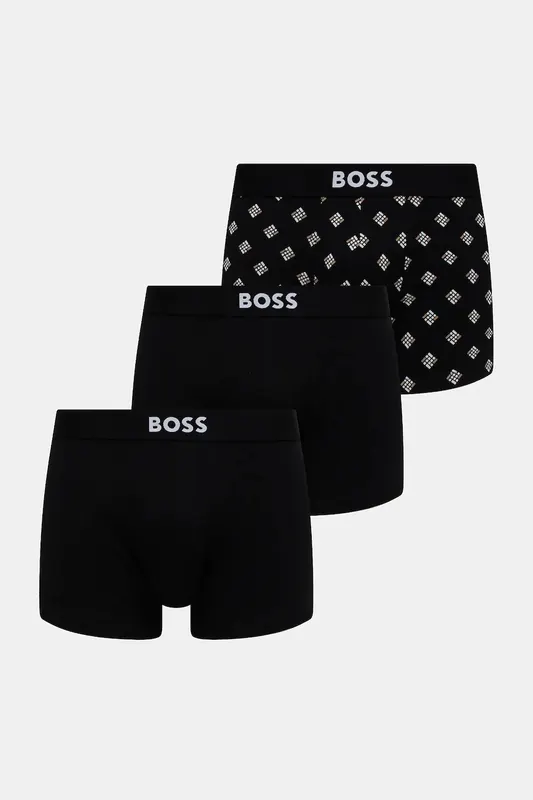 BOSS bokserki męskie bawełniane Trunk 3P BOSS ONE D 3-pack