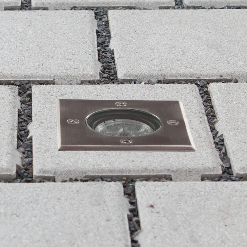Oprawa wpuszczana podłogowa LED Ava, 12 cm x 12 cm, IP67
