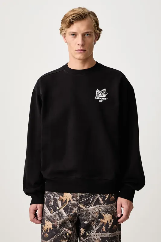 Carhartt WIP  Hourglass Sweat bluza z bawełną męska