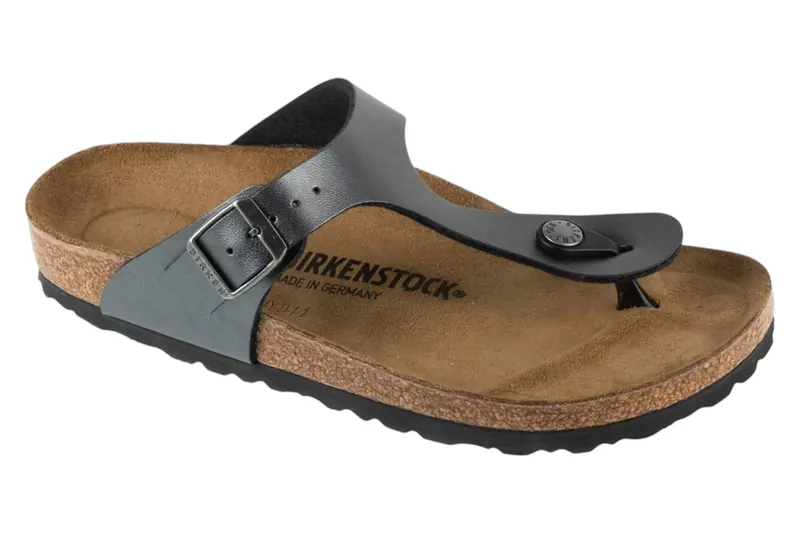 Birkenstock Gizeh BF 1021457, Damskie, Czarne, japonki, Birko-Flor, rozmiar: 41